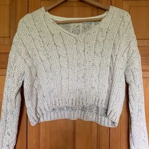 Pacsun L.A Hearts Cropped Knit Sweater